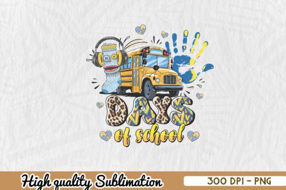 100 Days of School Down Syndrome PNG