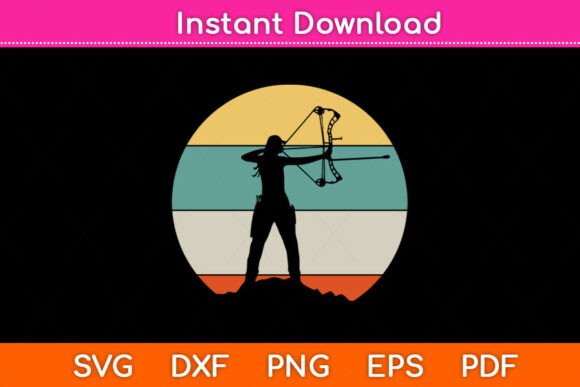 Bow Hunting Archery Svg Png File