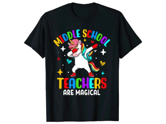 Middle School Teachers SVG T-Shirt Graphics Freebies
