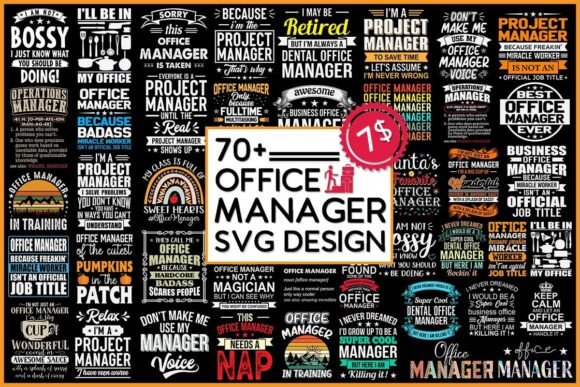 Office Manager Svg Design Bundle