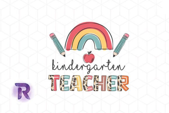 Sublimation Kindergarten Teacher PNG