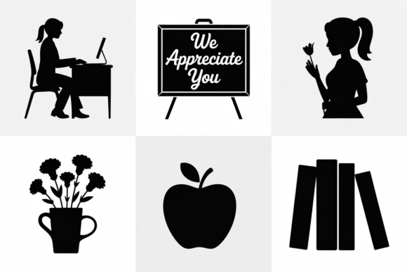 Teacher Appreciation Clip Art Bundle