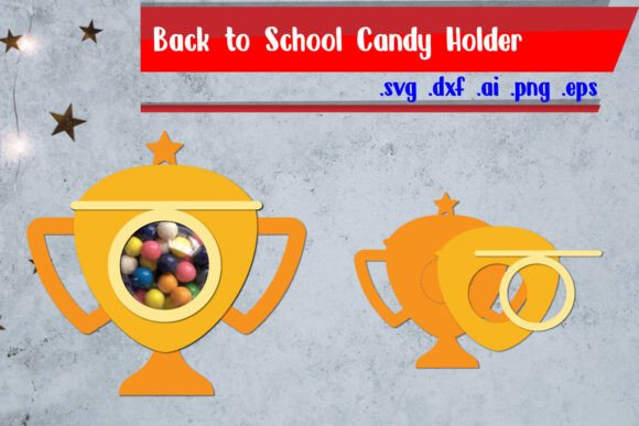Winner Candy Holder-School Candy Holder Graphics